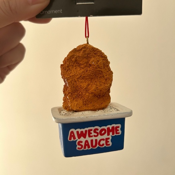 “Awesome Sauce” Chicken Nugget Ornament (NWT – The Christmas Shoppe) - Picture 3 of 7